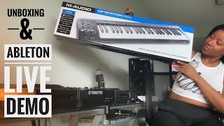 Video thumbnail for M-AUDIO KEYSTATION 49 ES | Unboxing and Ableton Live 9 Demo by Milan Ariel Atkins