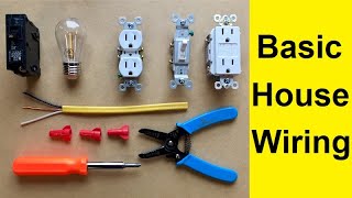 How To Wire an Outlet, Switch, Light or Fan.