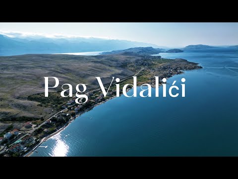 🌅 Wyspa Pag – Vidalići z Lotu Dronem | Chorwacja z Najpiękniejszej Perspektywy