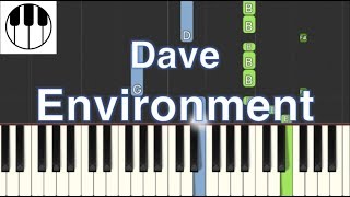 Environment - Dave (Piano Tutorial)