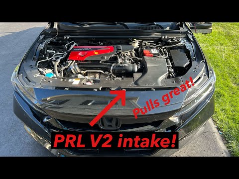 PRL V2 High Volume Intake PULLS great on a 2.0T honda accord