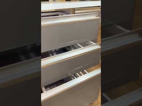 Sterling Aluminum Base White Modular Kitchen Drawer