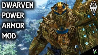 DWARVEN POWER ARMOR: Unique Armor Mod- Xbox Modded Skyrim Mod Showcase