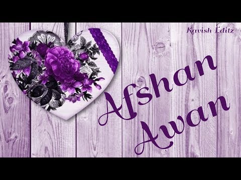 Afshan❤Awan Cute Beautiful whatsapp Status |New whatsapp Status ❤❣❤