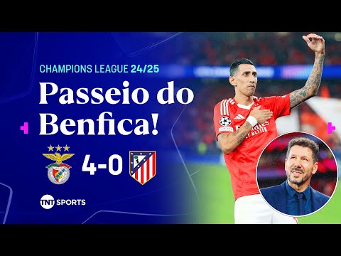 Gols e lances de Benfica x Atlético de Madri