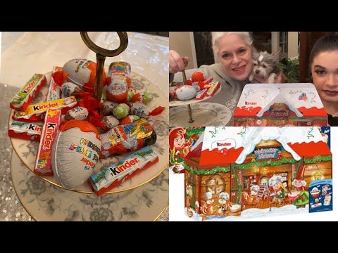 Opening The Kinder Chocolate Advent Calendar 2020 With Special Guest! See Alana After Surgery!