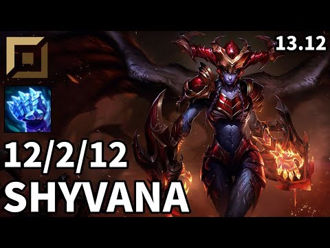 Shyvana Top vs Olaf - EUW Master | Patch 13.12