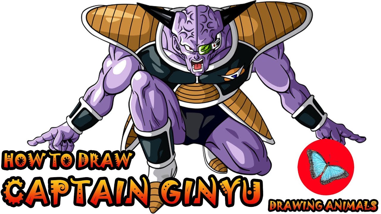 How To Draw Captain Ginyu From Dragon Ball FighterZ | Drawing Animals