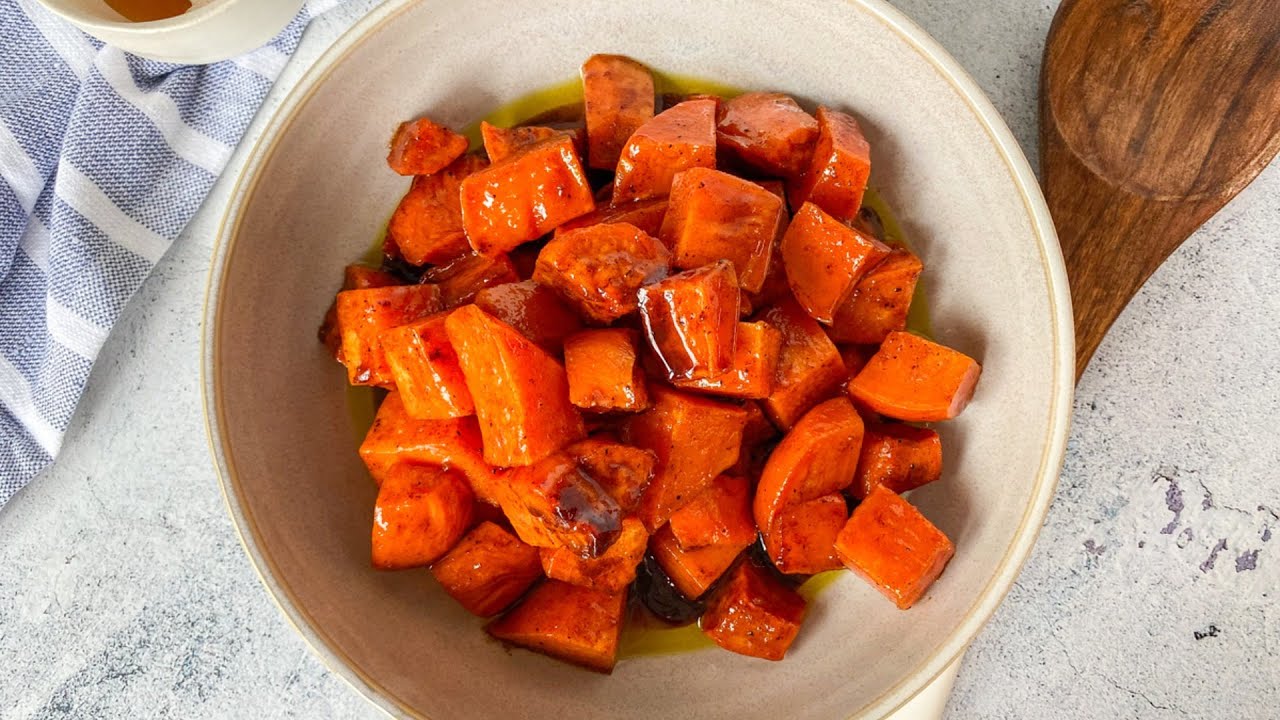 Honey Roasted Sweet Potatoes Recipe