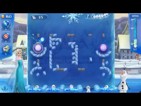 Frozen Free Fall: Icy Shot Level 37 - NO BOOSTERS ☃☃☃