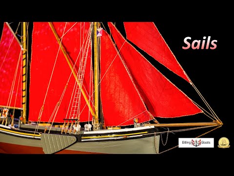 From Cloth to Canvas: Making Awesome Sails for Your Ship Model, Billing Boats