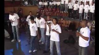 Fezeka Senior Secondary School performs at the Young Voices South Africa concert