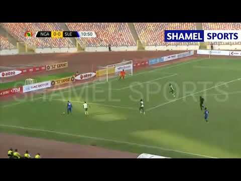 GOAL! JONATHAN MORSAY - HT!  NIGERIA 2-1 SIERRA LEONE