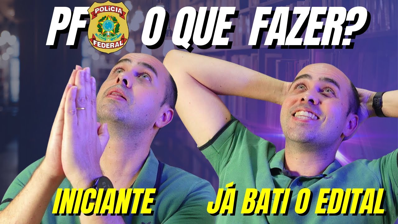 Concurso PF: E agora como cada um deve estudar?