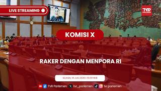 KOMISI X DPR RI - RAPAT KERJA DENGAN MENPORA RI