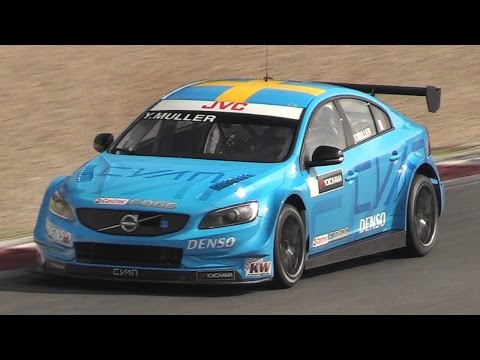Volvo S60 Polestar WTCC Sound - Accelerations & Fly Bys during WTCC 2017 Tests