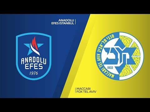 Anadolu Efes Istanbul - Maccabi FOX Tel Aviv  Highlights | Turkish Airlines EuroLeague, RS Round 16