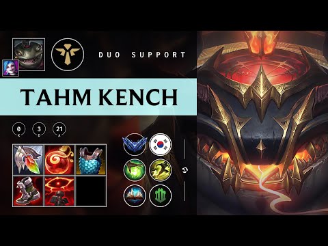 Tahm Kench Support vs Rell - KR Diamond Patch 25.22
