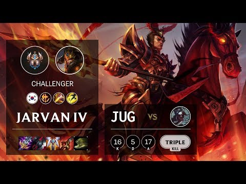 Jarvan IV Jungle vs Kayn - KR Challenger Patch 10.8