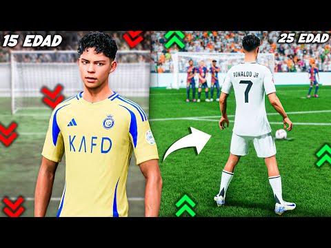 Juego la Carrera de RONALDO JR en FIFA desde los 15 AÑOS