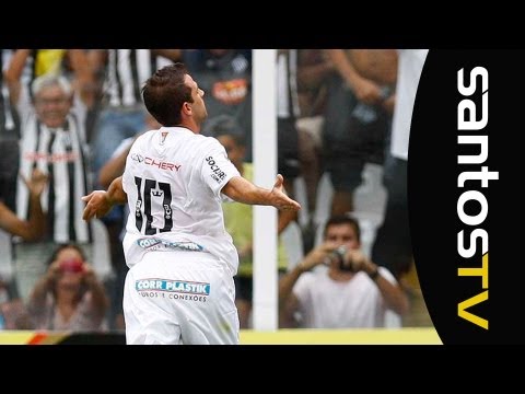 Veja os 2 gols do Peixe contra o Guarani.