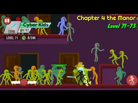 Zombie Room on the Manor Chapter 4 level 71-73 !! Stickman Zombie Shooter