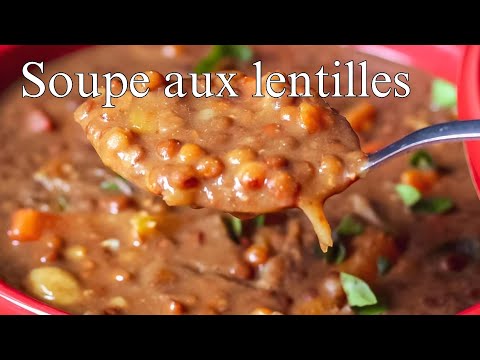 Soupe aux lentilles mauricienne/ fricassée de lentilles mauricienne