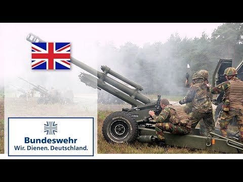 Artillery of the NATO "Spearhead Force" demonstrates firepower - Bundeswehr