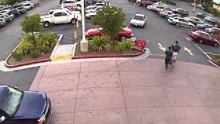 Surveillance video shows Target shooting suspects' car