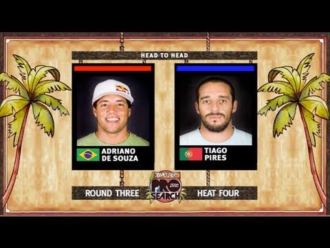 Round 3, Heat 4 - Adriano de Souza vs Tiago Pires