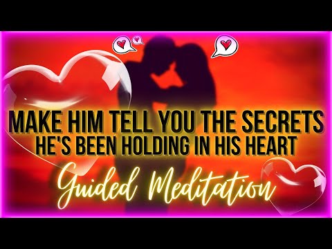 Make Him Confess His Innermost Thoughts &  Feelings For You! | Overnight Results Meditation