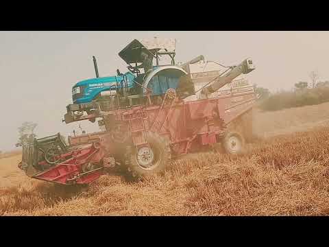 no.1  Balkar Combin wordtrec 60HP Sikander sonalika Trecter Mounded Harwester