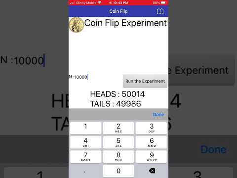 coin flip experiment 4.5 and 4.6