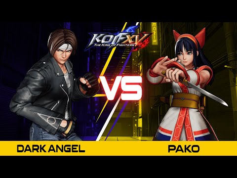 KOFXV Dark Angel (Kyo/K'/O.Chris) Vs Pako (Duo Lon/Nakoruru/Chizuru) #kofxv  New Patch