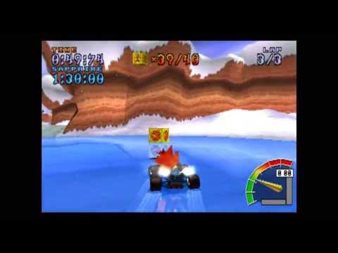 Blizzard Bluff - Platinum Relic - Crash Team Racing - 101% Playthrough (Part #50)
