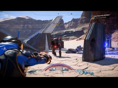 Mass Effect Andromeda - Eos Remnant Architect @ Insanity difficulty tech/biotic (last 5 mins)