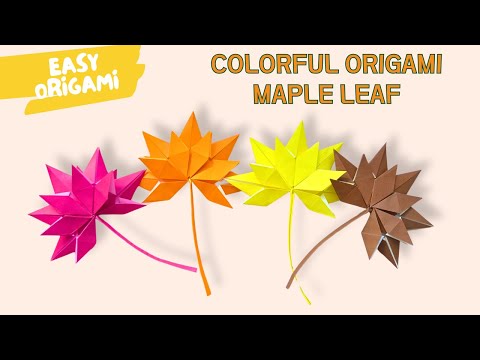 DIY Origami Poppy  Easy Paper Flower Craft for Beginners