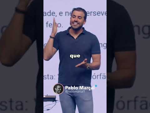 Pablo Marçal falando sobre os vícios