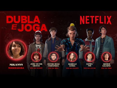 Dubladores de Stranger Things jogam Fortnite | Netflix Brasil