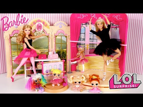 Barbie LOL Family After School Routine - Baby Goldies First Ballet Class