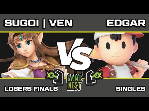 Game Nest Smash It Up: Sugoi | Ven (Zelda) vs Edgar (Ness) - Losers Finals
