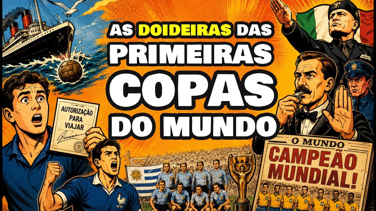 As primeiras COPAS DO MUNDO eram uma MALUQUICE!