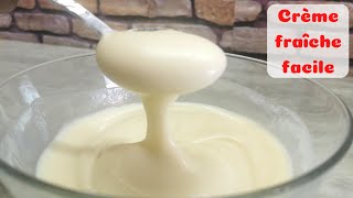 CRÈME FRAÎCHE FAIT MAISON| COMMENT FAIRE DE LA CRÈME FRAÎCHE AVEC 2 INGRÉDIENTS| FRESH CREAM