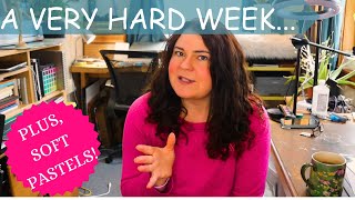 Surgery?? Art Haul, Making Changes, Packing Orders- Art Studio Vlog Art Chat!