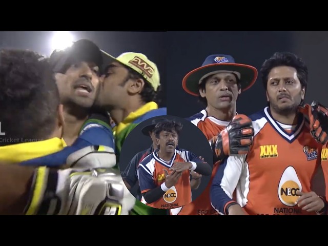 Unni Mukundan vs Riteish Deshmukh – Epic Clash | Cricket Highlights