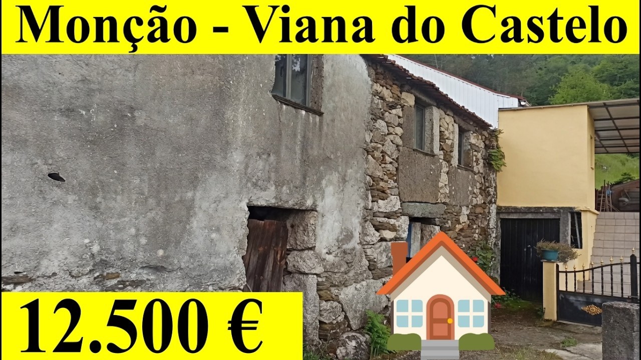PORTUGAL 🇵🇹  CASA BARATA PARA COMPRAR 🇵🇹  Monção - 12.500 € 💖 MARILENE SARAH FIALHO