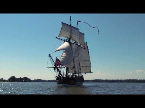 Flying the True Colours Flags on the SULTANA