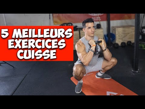 5 MEILLEURS EXERCICES CUISSES ! (muscler et affiner)