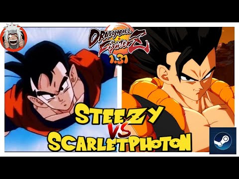 DBFZ Scarlet Photon vs Steezy - (Gohan, Goku, GokuSSJ) vs (GogetaSS4, Vegetto, Goku) Ver 1.31