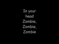 Cranberries Zombie ( lyrics )